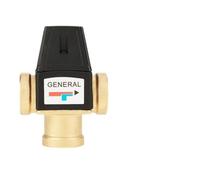 CHICIRIS Thermostatic Mixing Valve for Solar Water Heater - DN20 Brass Valve, High, Anti-Scald Safety - for Domestic Hot Water, Floor Heating