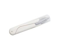 CHICIRIS Thread Snip Clipper - Labor Saving White Small Plastic Scissors for Cross Stitch, Knitting, and DIY Projects - 1 Unit