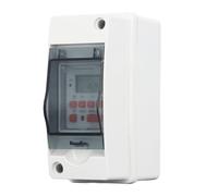 CHICIRIS Timer Switch, 7-Day Programmable with 28 On Off Schedules Built in Battery Water Proof Box Wide Temperature Range for Lights Pool Pumps Heaters