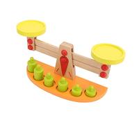CHICIRIS Toddler Scales Math Toy, Wooden Educational Balance Counting Game for Early Learning Preschool Kids Above 3 Years Old