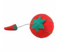 CHICIRIS Tomato Ball Shape Needle Pincushion 2Pcs/Set Durable Pin Cushion Holder for Sewing Art Craft Sewers and Quilters Fabric Material