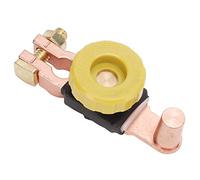 CHICIRIS Top Post Heavy Duty Brass Battery Disconnect Switch for Car RV ATV, Rustproof Battery Cutoff Switch, Protect From Leakage
