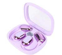 CHICIRIS Translation Earbuds, 140 Languages, HIFI Sound, Wireless Connection, 30 Hours Battery Life, for Travel Business Learning, ABS Black (Purple)