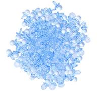 CHICIRIS Transparent Acrylic Pacifier Set of 200 for Baby Shower Decorations and Party Games (Blue)