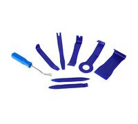 CHICIRIS Trim Removal, 8pcs Car Interior Pry Tool Kit - Durable ABS, Universal Application, Ergonomic Design, with Protective Flexibility for Dashboard Decors (Blue)