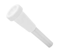 CHICIRIS Trumpet Mouthpiece, Metal and ABS Bright Tone Brass Instrument Accessories for Students and Professionals (White)