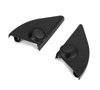 CHICIRIS Tweeter Cover Black ABS Tweeter Trim 2pcs Replacement Speaker Protector for 2014 2015 2016 2017 2018 2019 Front Door Audio Interior Upgrade
