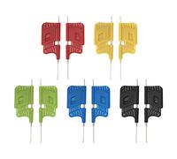 CHICIRIS Ultra Small Test Lead Clips 10Pcs Set for Electronic Components Durable ABS Material