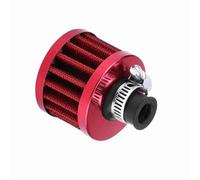 CHICIRIS Universal 12mm Car Cold Air Intake Filter Kit with Crankcase (Red)
