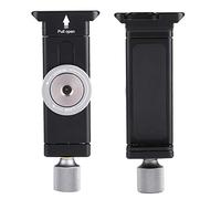 CHICIRIS Universal Aluminum Alloy Phone Statistics Stand with Cold Shoe Mounting Adapter for Microphones, for Wide Smartphones with Case, Anti-oxy Surface