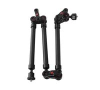 CHICIRIS Universal Arm Stand, 75.5cm 3-Section Adjustable Photography | Aluminum Alloy, 1/4 Inch Screw, 360° Rotation Ball Head, 2kg Load Capacity, Compatible with Camera Light Microphone Phone