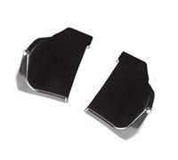 CHICIRIS Universal Rear Bumper Diffuser Glossy Black ABS Rear Bumper Spoiler 2pcs with Mounting Screws for Cars and SUVs As Deflector or Side Skirts