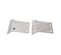 CHICIRIS Upgrade Sturdy & Accurate RC Chassis Armor Set, Versatile & Universal Fit, Stainless Steel Front Rear Guard Plate for 1/8 Off Road Car, Good Fit, Easy Installation, Restore