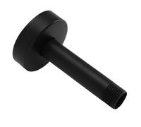 CHICIRIS Upper Shower Arm, Shower Arm Mounted on The Roof with a Flange for Replacement (Black)