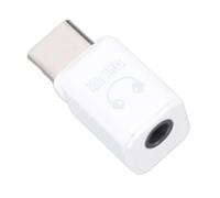 CHICIRIS USB C to 3.5mm Headphone Adapter with Built in 32 Bit 384kHz HiFi DAC Type C to Headphone Audio Jack Converter Compatible with 16 Pro 16 Plus and S24 Series (White)