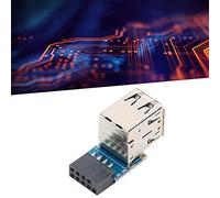 CHICIRIS USB Converter 9PIN to 2 USB2.0 Ports, Efficient Expansion Solution for Computers, Standard Specification, 1 Pack