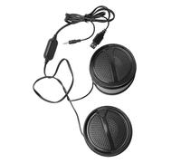 CHICIRIS USB PC Speaker Small Wired Design with Enhanced Bass for Laptops and Desktops Convenient Volume Control (Non Illuminated)