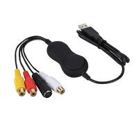 CHICIRIS USB2.0 UVC Video Card Analog Video Grabber HD Recorder for Windows/, Portable Size Design, Easy to Carry, Suitable for Travelers/On-the-Go Professionals