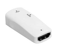 CHICIRIS VGA Converter with Cable, 1080P HD -Compatible Adapter for Projectors and TVs, Stable Performance (White)