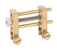 CHICIRIS Violin Accessories, Brass Adjustable Edge Clamp Violin Repair Tool for Viola and Violins with Double Guide Rod for Crack Repair