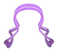 CHICIRIS Violin Bow Straightness Corrector, with Elastic Silicone Gripping Feet for 1/4 1/8 1/10 Violins, Teaching Training Accessory (Purple)