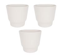 CHICIRIS Wall Fence Plant Pot Suitable for Growing Various Plants, (White)