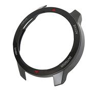 CHICIRIS Watch Bumper Case, Stylish Portable Smart Watch Protective Cover, Flexible TPU for Office Running (Red Scale White Letter)