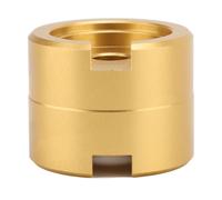 CHICIRIS Watch Movement Holder Base, Multifunctional Aluminum Repair Assembly Tool, with Wearproof High Grade Material, for NH35 NH36 2824 2892 2813 2836 8200 Watch Movements (Gold)