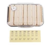 CHICIRIS Weekly Medication Organizer 7 Day Box Portable Travel Container with Sealed Buckle for Vitamins Fish Oil Supplements (21 Grid)