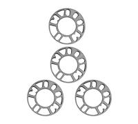 CHICIRIS Wheel Hub Gasket Aluminum Alloy Hub Spacer 4Pcs Universal 4 Or 5 Holes Wheel ET Gasket for Vehicle Refit Installation