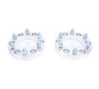 CHICIRIS Wheel Spacer Set Aluminium Alloy 30mm Wheel Spacer 6 Bolt (Silver)