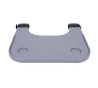 CHICIRIS Wheelchair Dining Table Board Portable Stable Tray for Elderly Handicapped Reading Writing Crafting Plastic (Grey)