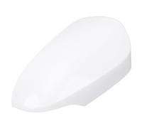 CHICIRIS White Outer Mirror Cover, ABS Rear View Mirror Cap with Weather for 2013 2023 Passenger Side Replace 87915 42160 A0 (Right: 87915-02420)