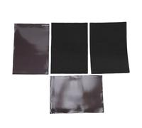 CHICIRIS Window Air Conditioner Drip Cushion, Removable AC Rain Cover with Magnetic Pad for Window AC Units Stop Dropping Noise Black 24x17 Inches