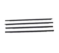 CHICIRIS Window Weatherstrip Seal Belt, 4PCS High Grade Rubber Molding Trim Replacement for X-Trail T30 2001 2002 2003 2004 2005 2006 2007, with OEM Part Numbers 80821 8H300 80820 8H300