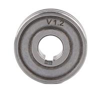 CHICIRIS Wire Feeder Roller, Stainless Steel Welding Guide Wheel with Smooth Polished Surface, for 0.8 1.0 1.2 .4 .6mm Welding Wire Feeding Machine (.2mm)