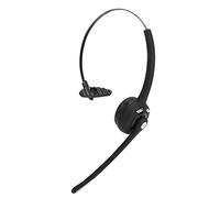 CHICIRIS Wireless Business Headset Bluetooth 5.0 Super Long Battery Life for Call Center VoIP Remote Work Black