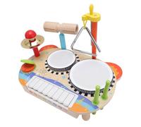 CHICIRIS Wooden Baby Musical Toy Multifunctional Rack Piano Educational Instrument for Toddlers 1-3 with Sturdy Wooden Material Enhances Creativity