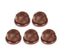 CHICIRIS Wooden Base Pin Cushion Cute Needle Holder Round Wooden Base Needle Pincushions for Sewing Master - Great Beginners, Students - Set of 5 Pieces