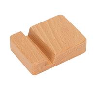 CHICIRIS Wooden Desktop Cell Phone Stand Lightweight Portable Universal Smartphone Holder for Video Watching and Social Networking Easy-to-Use Bracket for and 8x6x2cm