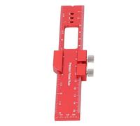 CHICIRIS Woodworking Ruler 6 Inch Adjustable Sliding Stop, Aluminum Alloy Pocket Marking Locating Measuring Tool Carpenter's Gauge