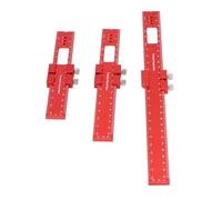 CHICIRIS Woodworking Ruler, Metal Slide Ruler, Accurate Hole Drawing, Portable and Durable, Imperial and Scales, T Type Scribing, Aluminum Alloy for Woodworking