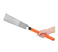 CHICIRIS Woodworking Two-Sided Hand Saw Efficient Surface Manual Tool for Workshop Workers Alloy Steel Material