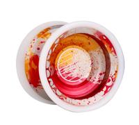 CHICIRIS Yoyo, Professional Aluminum Metal Yoyo with HighSpeed Bearing for Advanced Tricks and Beginners Supports Active Dead Sleep (Red Yellow Silver)