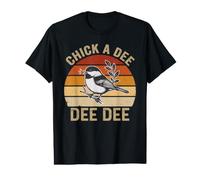 Chick-A-Dee-Dee-Dee Cute Chickadee Bird Birdwatching Print Value Graphic T-Shirt