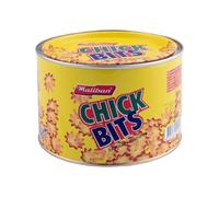 Chick Bits Savoury Biscuits 270g Tin - Maliban - Crispy, Star-Shaped Sri Lankan Crackers with a Savoury Chicken Flavour - Perfect Snack for Parties, Dips and On-the-Go