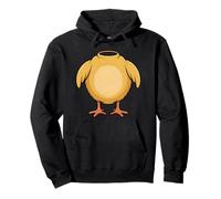 Chick Body Costume Lazy Halloween Trick or Treat Pullover Hoodie