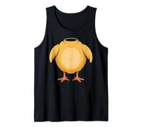 Chick Body Costume Lazy Halloween Trick or Treat Tank Top