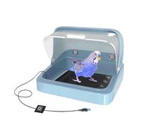 Chick Brooder Box,Bird Incubator Brooding Box Chick Warmer - 3 Temperature Adjustable Visual Nesting Box, Heating Pad For Baby- Parrots, Ducklings