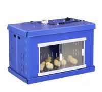 Chick Brooder Box for Chicks with Heat Lamp & Fan Ventilation Circulation Design Brooder Heater Warms up to 20 Chicks, Poultry Breeding Box Suitable for Chickens Ducks Quails Hamsters Lizards